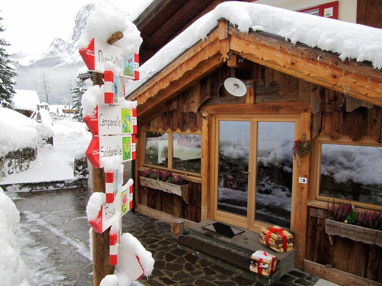 Appartamenti Chalet Orchidea Канацеи Экстерьер фото